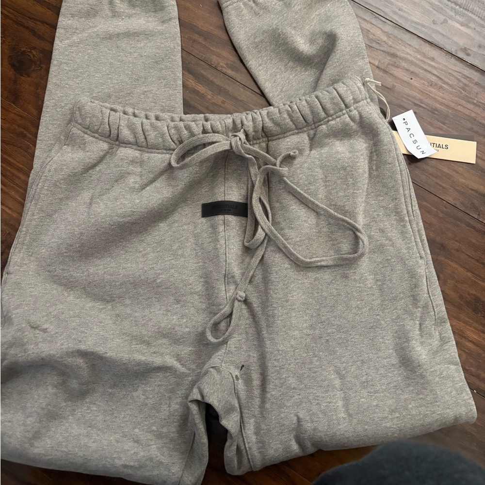 Fear of God Essentials Light Gray Sweatpants